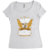 All Men Are Created Equal But Only The Best Are Born In August Women's Triblend Scoop T-shirt