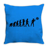 evolution of a darts player t shirt phil taylor board Throw Pillow