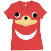 Ugandan Knuckles Ladies Fitted T-Shirt