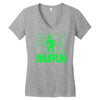 everyday im shufflin lmfao party rock shuffling Women's V-Neck T-Shirt
