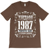 vintage made in 1987 perfectly aged a living legend T-Shirt