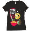 camp crystal flakes Ladies Fitted T-Shirt