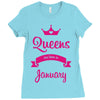 queens are born in january Ladies Fitted T-Shirt