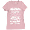 I Am A September Women Ladies Fitted T-Shirt
