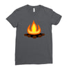 fire Ladies Fitted T-Shirt