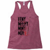 eeny meeny miny moe Racerback Tank