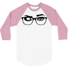 glasses 3/4 Sleeve Shirt