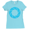 camera shutter Ladies Fitted T-Shirt
