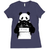 panda police Ladies Fitted T-Shirt