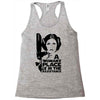 a woman's place is in the resistance Racerback Tank