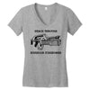 peace through superior firepower Women's V-Neck T-Shirt