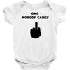 omg nobody cares Baby Bodysuit