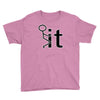 fk it funny college party Youth Tee
