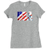 usa 4th of july Ladies Fitted T-Shirt