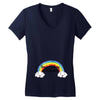 You're Looking At A Rainbow Women's V-Neck T-Shirt