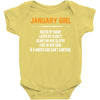 January Girl Hated By Many Baby Onesie