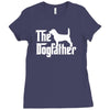the dogfather beagle white Ladies Fitted T-Shirt