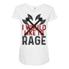 I WOULD LIKE TO RAGE Maternity Scoop Neck T-shirt