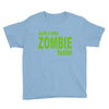 daddy's little zombie hunter Youth Tee