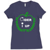 cider i up west country cider drinking Ladies Fitted T-Shirt