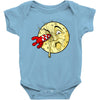 moon rocket Baby Bodysuit