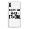 excuse me while i fangirl iPhoneX Case