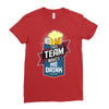 drinking beer Ladies Fitted T-Shirt