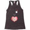 Mom and Baby are Connected to the Heart Racerback Tank