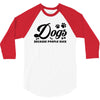 Dogs Because People Suck 3/4 Sleeve Shirt