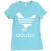 white adobo Ladies Fitted T-Shirt