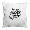 tribal tiger Throw Pillow