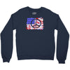 american flag peace Crewneck Sweatshirt