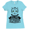 I Am Cat Actually In A Very Commited Relationship Ladies Fitted T-Shirt