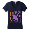 pb&amp;j vectorized Women's V-Neck T-Shirt