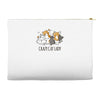crazy cat lady Accessory Pouches