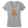 Sleeps With Dachshund Women's V-Neck T-Shirt