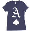 ace of spades (2) Ladies Fitted T-Shirt