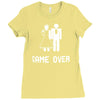 game over Ladies Fitted T-Shirt