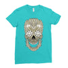 skull plants Ladies Fitted T-Shirt