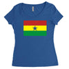 ghana international support your country  sport flag Women's Triblend Scoop T-shirt