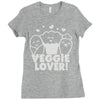 vegetarian Ladies Fitted T-Shirt