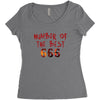 Number Of The Best Women's Triblend Scoop T-shirt