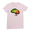time leaves Ladies Fitted T-Shirt