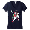 santa Women's V-Neck T-Shirt