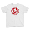 red skull logo avengers marvel comics gift Youth Tee