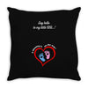 Say Hello to My Little BB Throw Pillow