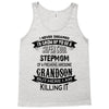 Super Cool Stepmom Of A Freaking Awesome Grandson Tank Top