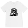 evil skull humor V-Neck Tee