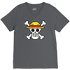 one piece skull V-Neck Tee