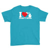 ladies i love michigan craft beer Youth Tee